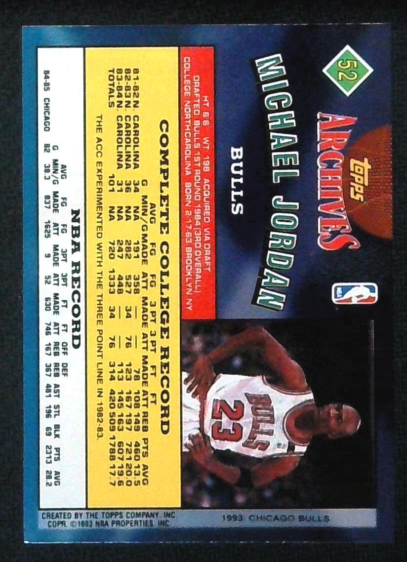1992-93 Topps Archives Michael Jordan #52