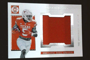 Bijan Robinson 2023 Panini Chronicles Encased Draft Picks Jersey Swatch
