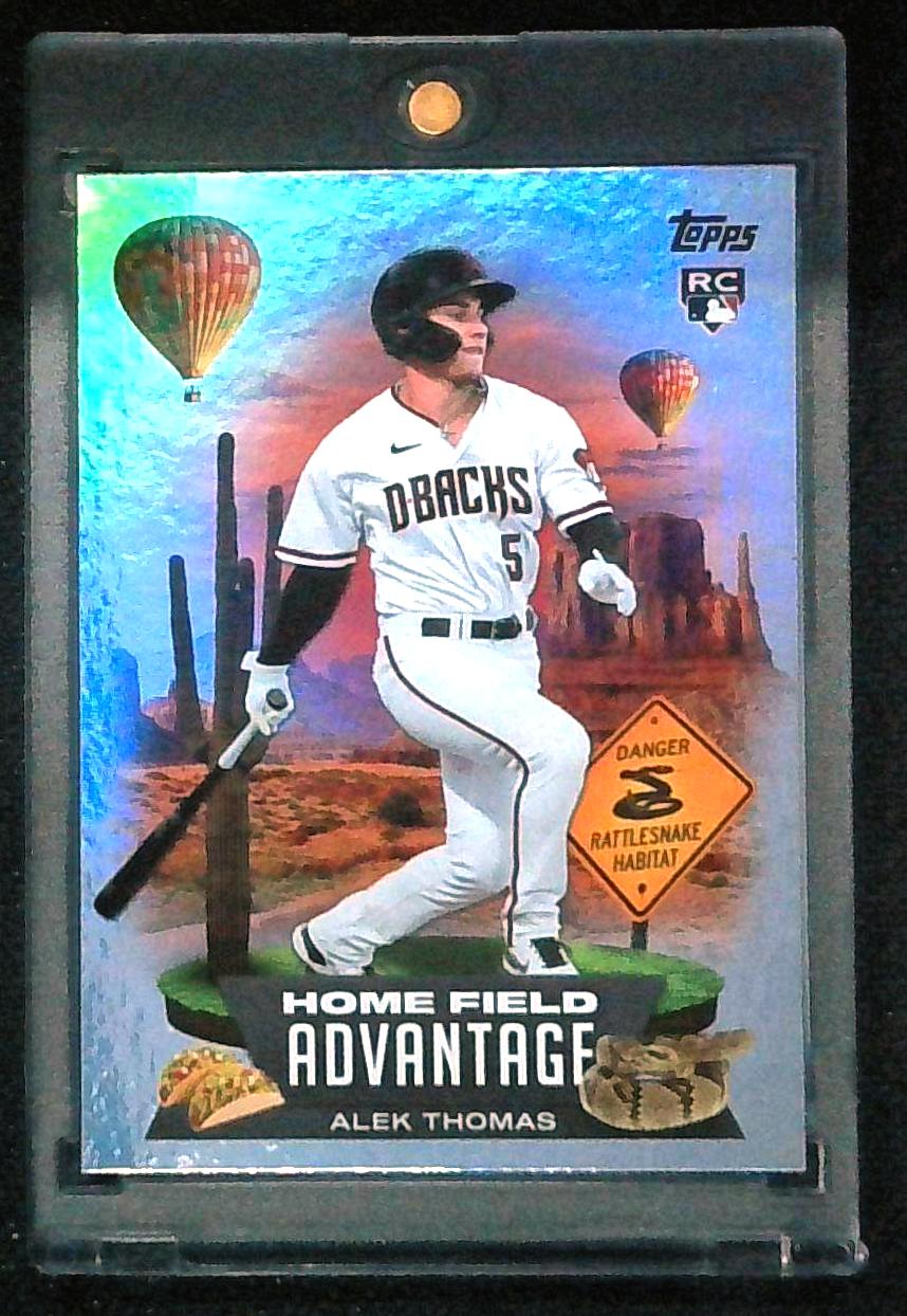 2022 Topps Update Series Alek Thomas #HA-28 Home Field Advantage SSP RC