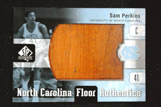 2011-12 SP Authentic North Carolina Floor Authentics Sam Perkins #UNC-SP