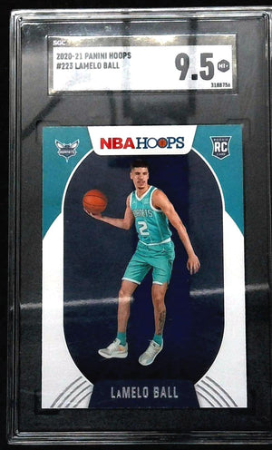 2020-21 Panini NBA Hoops - LaMelo Ball #223 (RC) SGC 9.5