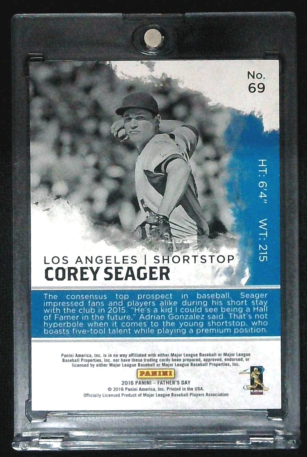 2016 Panini Father's Day Rookie Corey Seager /599