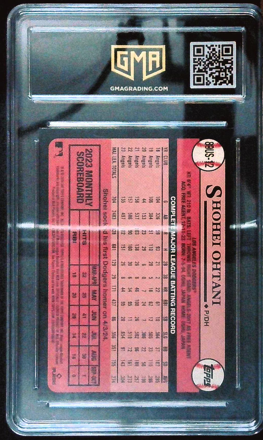 2024 Topps Update Shohei Ohtani '89 Insert GMA 9