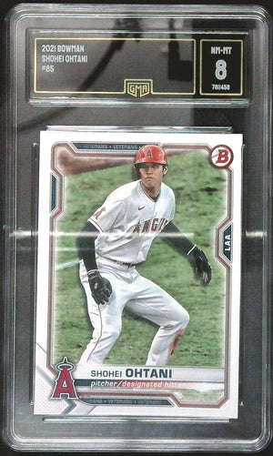 2021 Bowman Shohei Ohtani #85 GMA 8