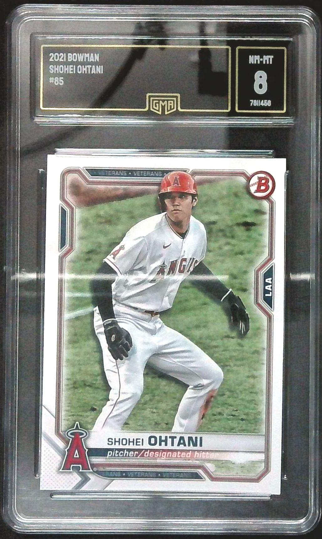 2021 Bowman Shohei Ohtani #85 GMA 8