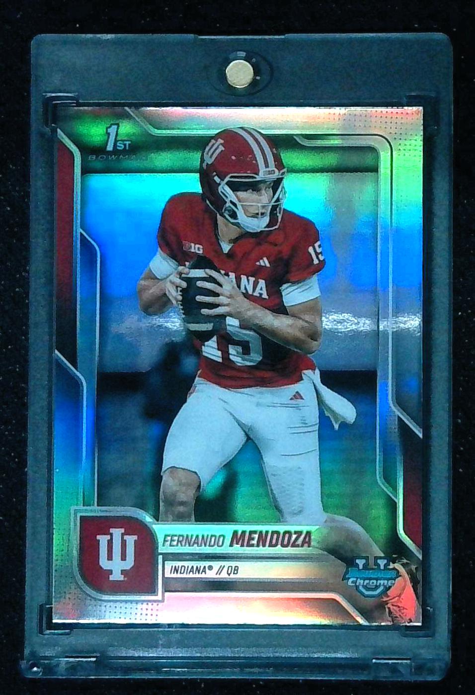 2025 Bowman Chrome U Fernando Mendoza 1st Bowman Refractor
