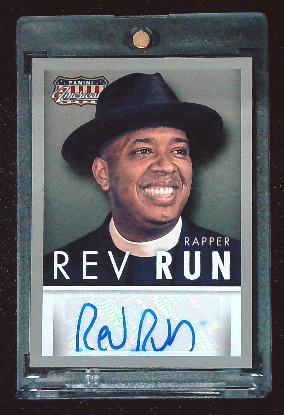2015 Panini Americana Rev Run #S-RUN Auto Autograph Rapper “RUN DMC”