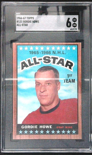 1966-67 Topps Gordie Howe All Star SGC 6