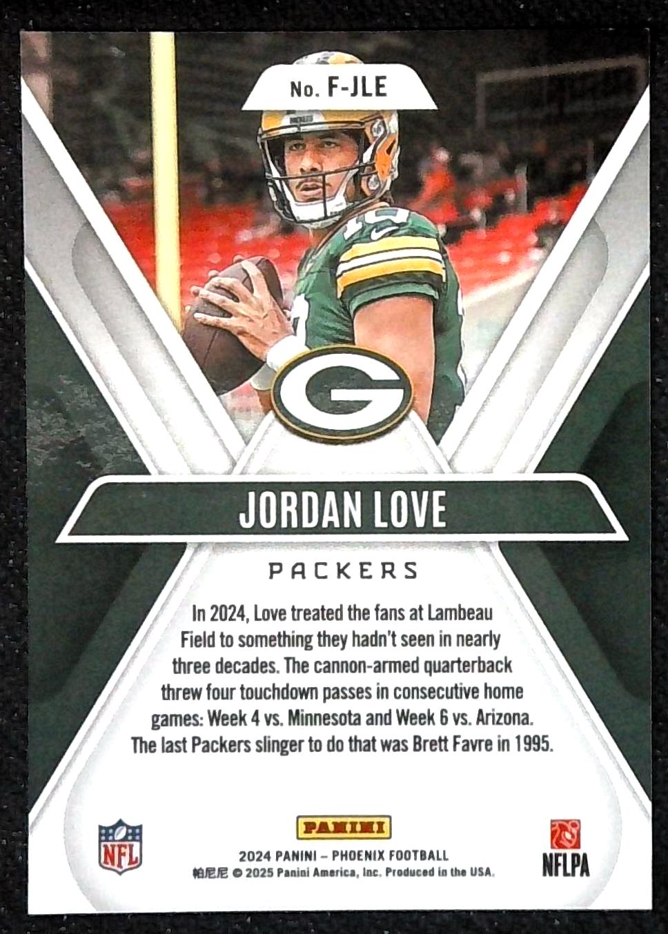 🔥2024 Phoenix Flex Jordan Love Insert Case Hit Green Bay Packers🔥