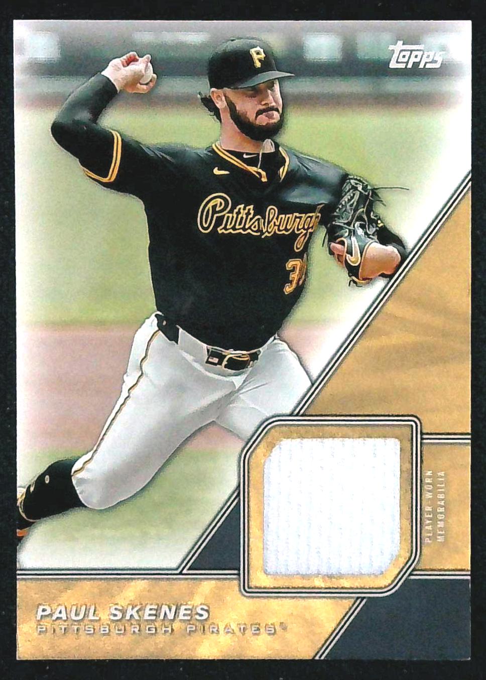 2026 Topps PAUL SKENES MAJOR LEAGUE RELIC CARD JERSEY PIRATES