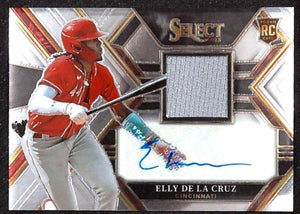 2023 Select Elly De La Cruz RC Rookie Patch Auto RPA Reds