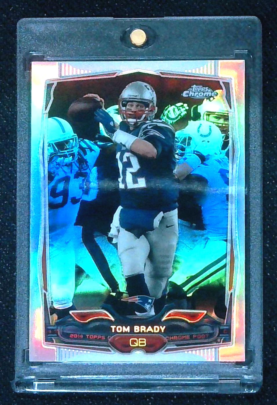 2014 Topps Chrome Tom Brady #62 Refractor New England Patriots