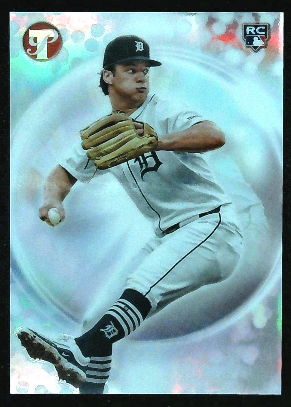 Topps 2025 Pristine Pearlescent PE-5 Jackson Jobe RC Rookie Insert Tigers