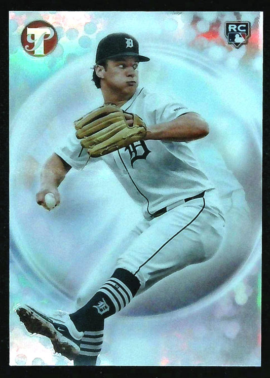 Topps 2025 Pristine Pearlescent PE-5 Jackson Jobe RC Rookie Insert Tigers