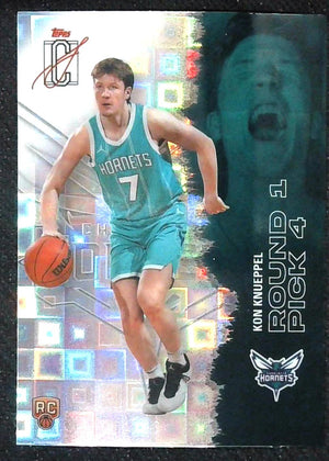 Kon Knueppel Topps Signature Series 2025-26 Pandora Refractor Rookie Card