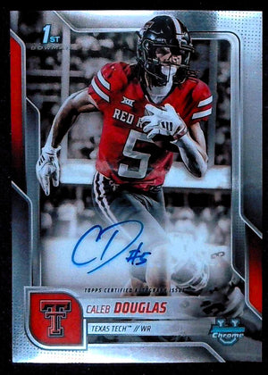 CALEB DOUGLAS 2025 Bowman U Chrome Prospect 1st Auto #BCA-CD