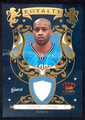 2009-10 CROWN ROYAL VINCE CARTER “ROYALTY” JERSEY HOF #'d /499!