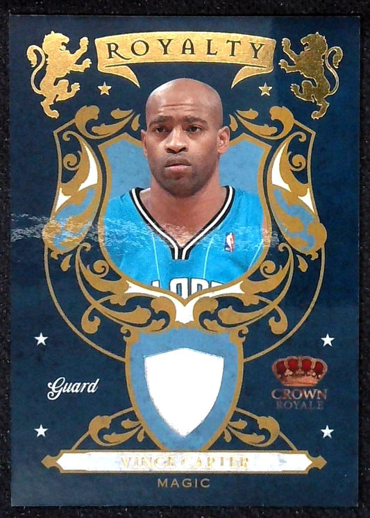 2009-10 CROWN ROYAL VINCE CARTER “ROYALTY” JERSEY HOF #'d /499!