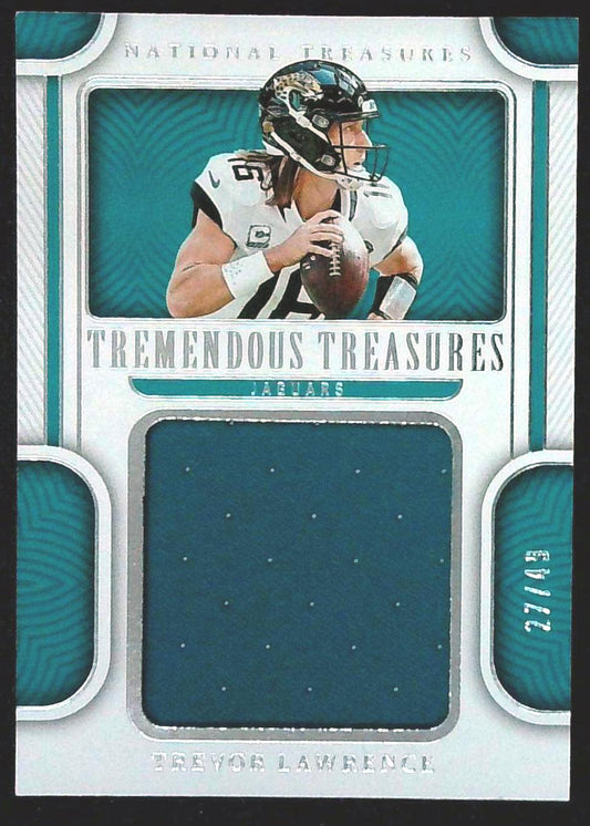 2022 Panini National Treasures Trevor Lawrence Tremendous Treasures /49