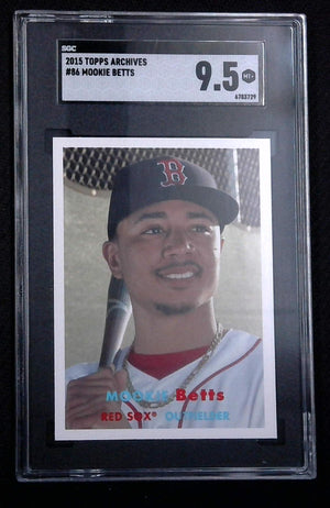 2015 Topps Archives Mookie Betts SGC 9.5