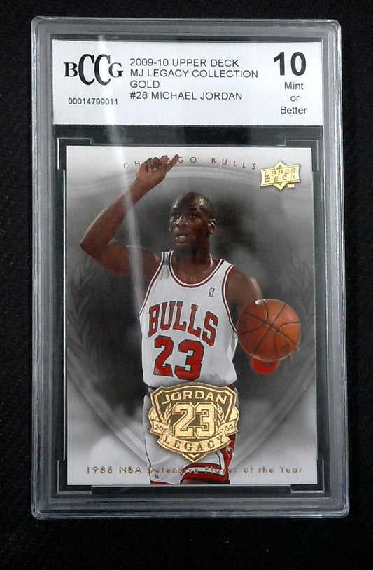 2009-10 Upper Deck MJ Legacy Collection Gold Michael Jordan #28 BCCG 10
