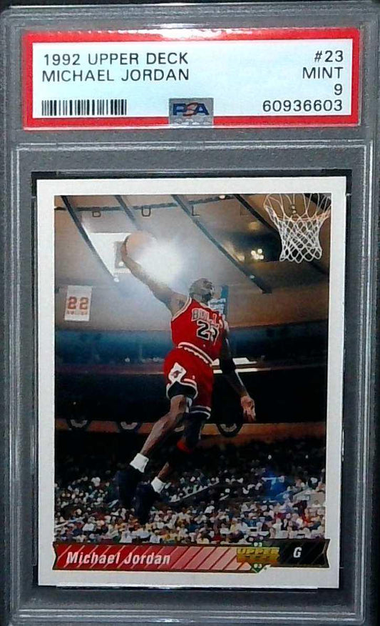1992-93 Upper Deck #23 Michael Jordan Chicago Bulls HOF PSA 9
