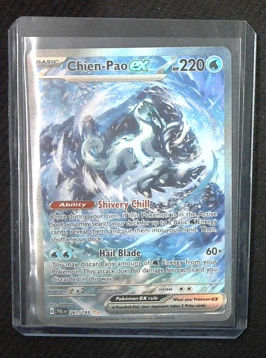 2023 Pokemon Scarlet & Violet Paldea Evolved Chien-Pao ex #261/193