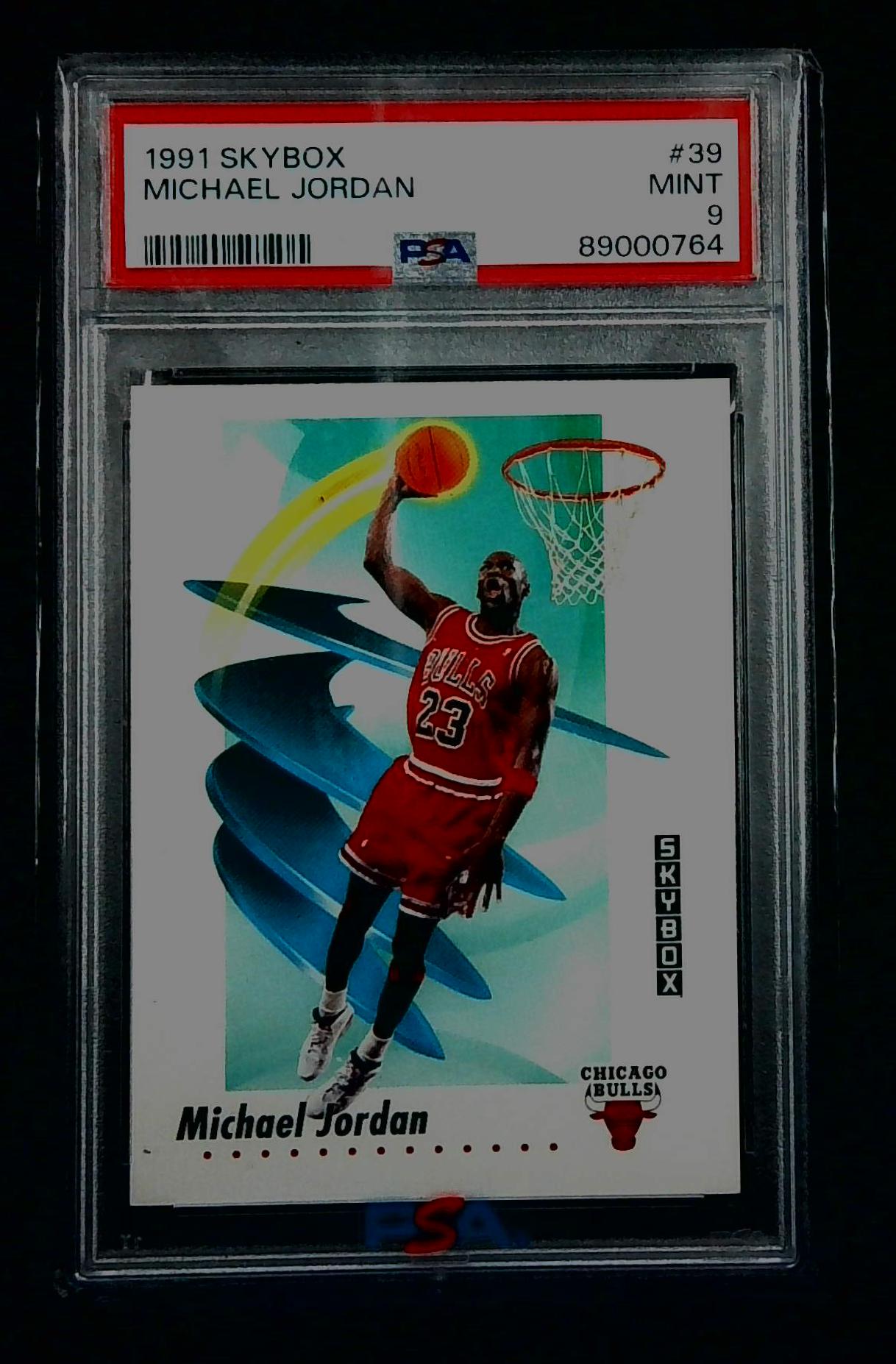 1991 Skybox Basketball Michael Jordan #39 PSA 9 MINT