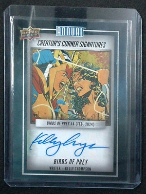 2023-24 DC Annual Upper Deck Autograph BIRDS OF PREY WRITER - KELLY THOMPSON