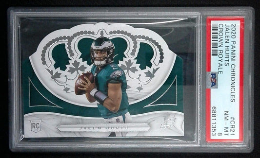 2020 Panini Chronicles - Crown Royale Tua Tagovailoa Rookie PSA 8