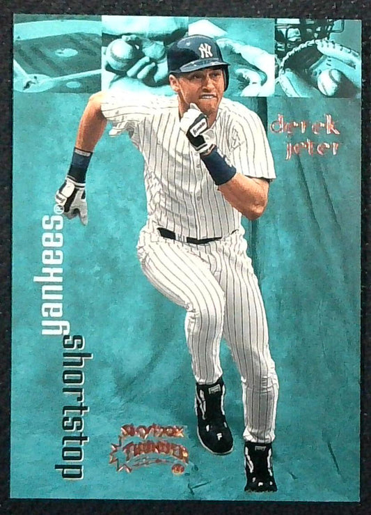1999 Skybox Thunder Baseball #273 Derek Jeter Super Rave #/25 Yankees