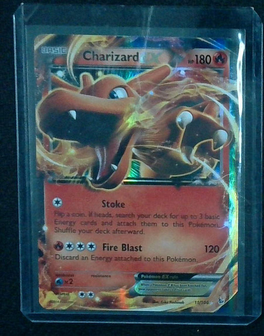 Pokemon TCG 2014 Charizard EX 11/106 Flashfire Holo