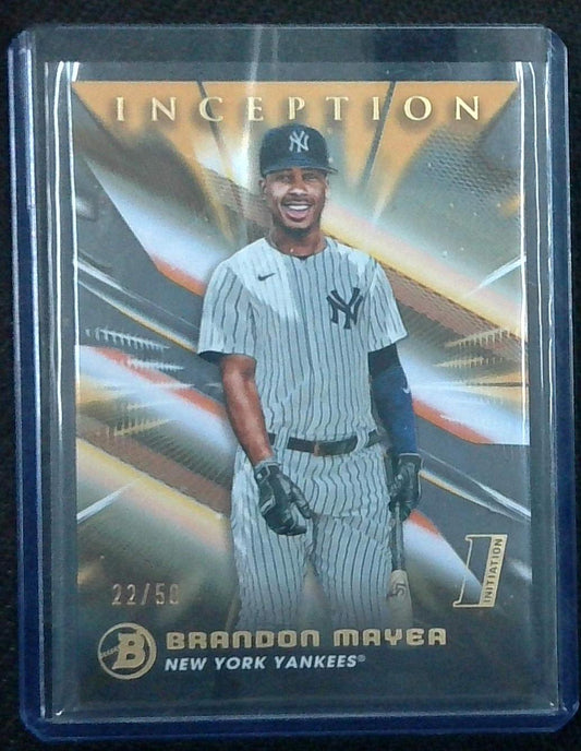 2023 Topps Inception Brandon Mayea Initiation #'d 22/50