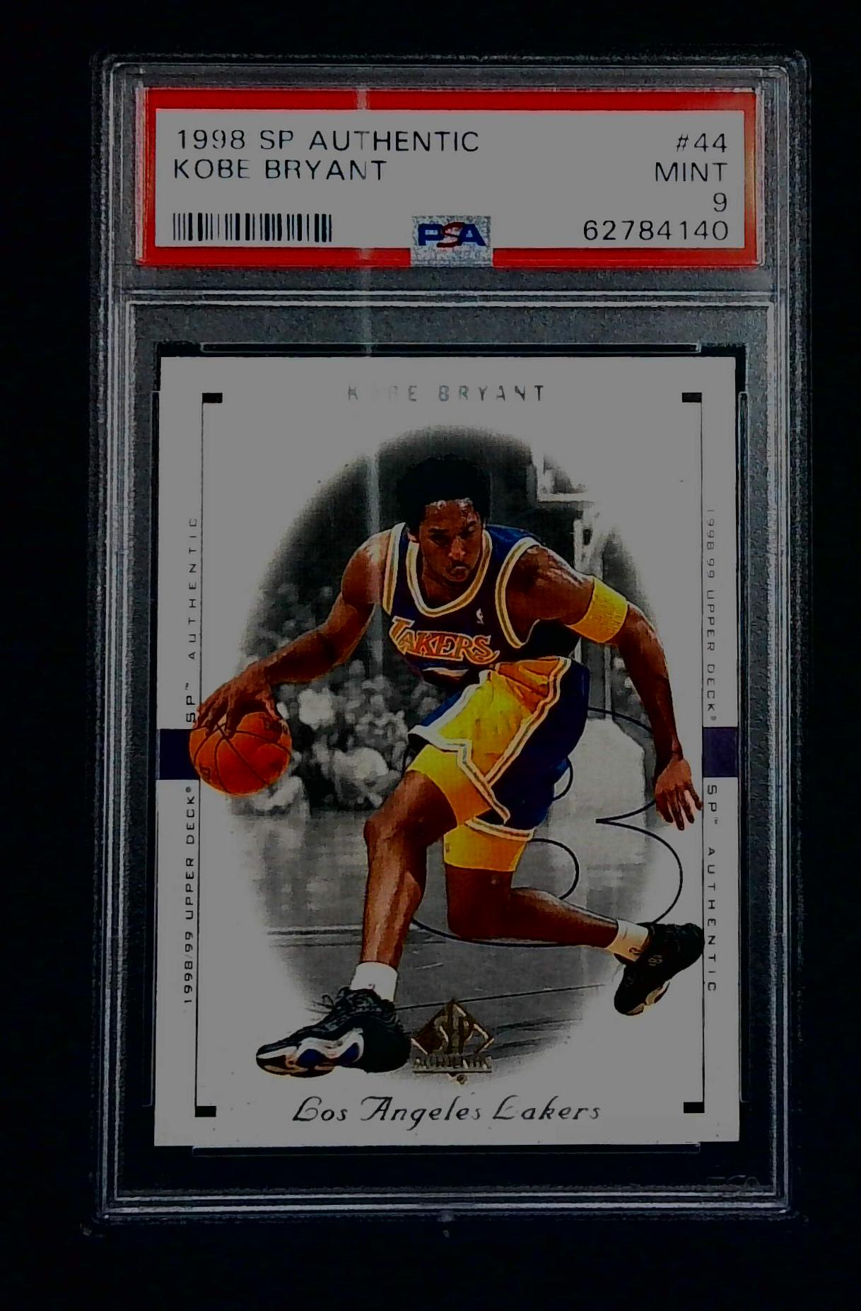 Kobe Bryant 1998-99 SP Authentic #44 PSA 9