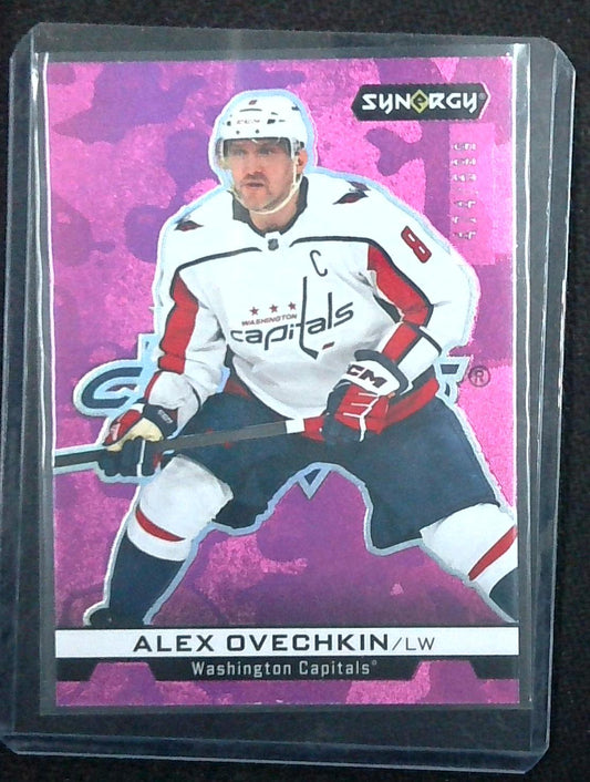 2024-25 UD Synergy NHL Impressions Magenta Alex Ovechkin Pink d#/599 Capitals