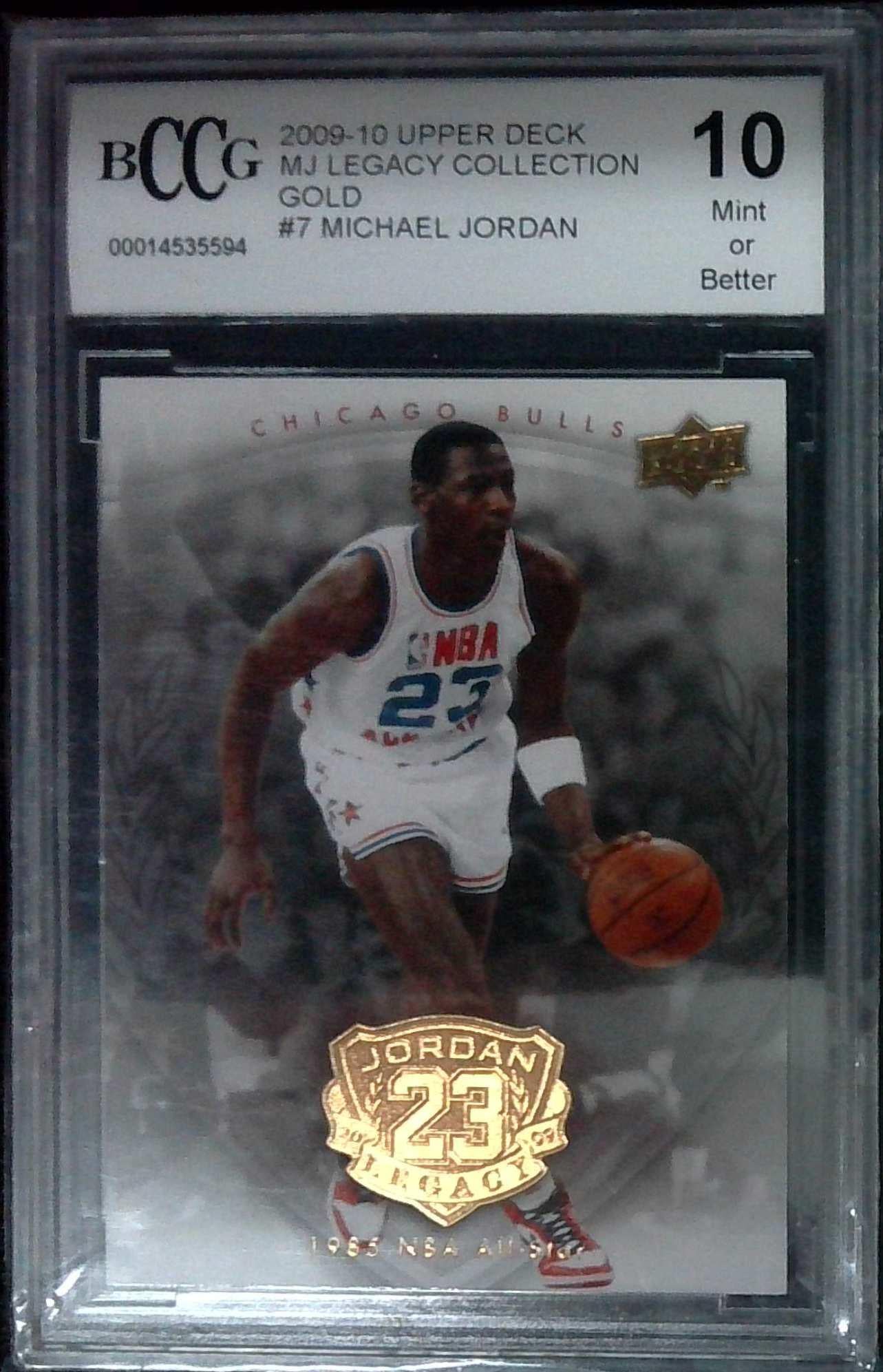 Michael Jordan 2009-10 Upper Deck Michael Jordan Legacy Collection Gold #7