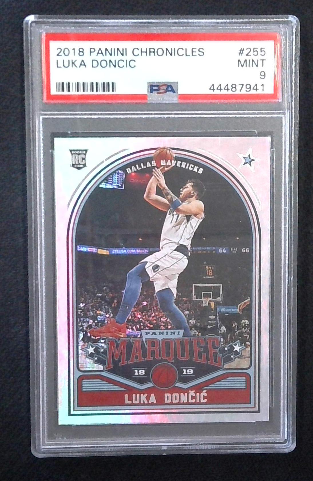2018-19 Panini Chronicles Luka Doncic #255 Marquee PSA 9 Rookie RC