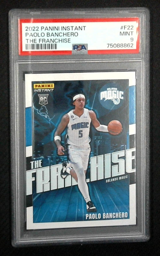 2022 Panini Instant The Franchise /1436 Paolo Banchero #F22 PSA 9 MINT Rookie RC