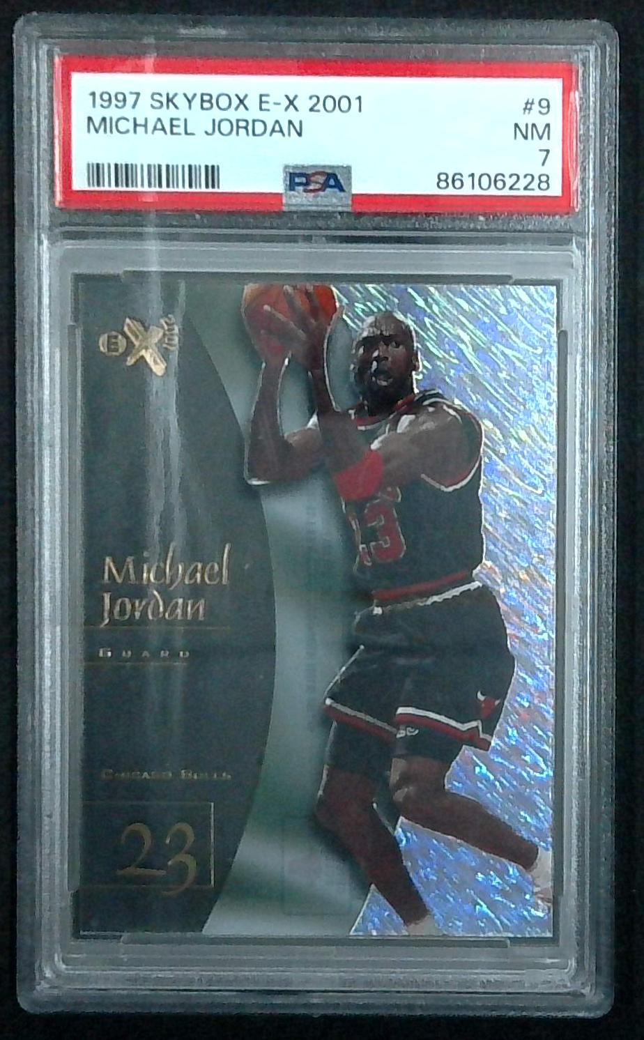 1997-98 EX2001 - Michael Jordan #9 PSA 7 NM