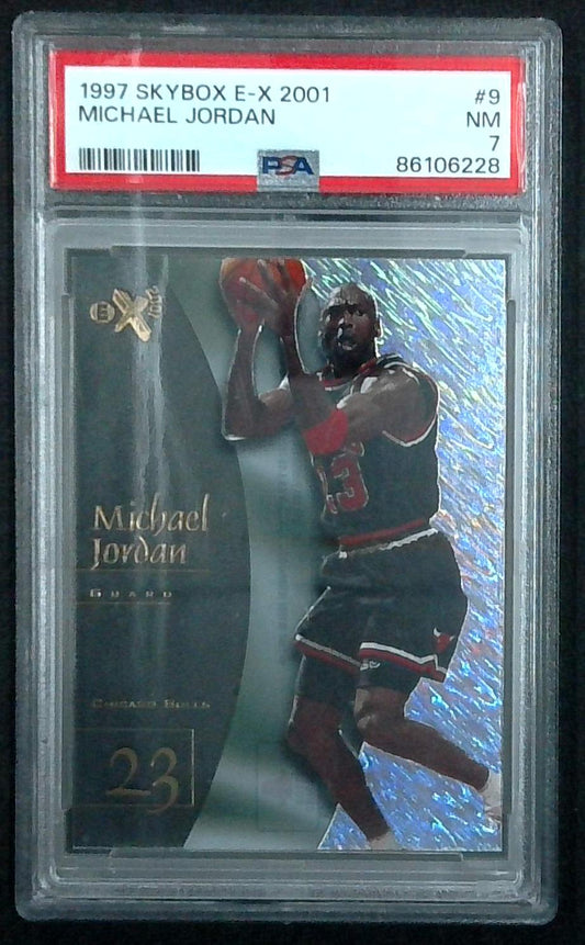 1997-98 EX2001 - Michael Jordan #9 PSA 7 NM