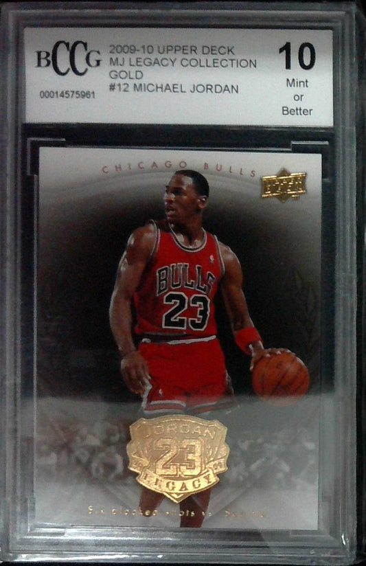 2009-10 Upper Deck MJ Legacy Collection Michael Jordan Gold #12 BCCG 10 Bulls