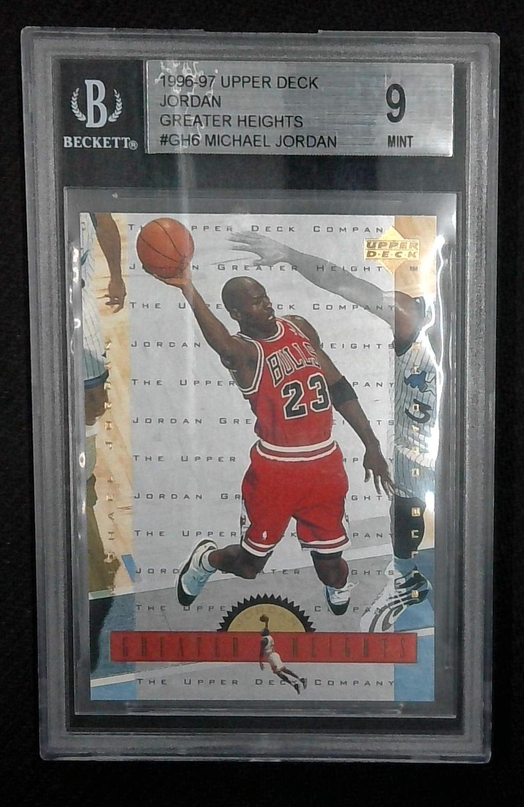 1996-97 Upper Deck Michael Jordan Greater Heights #GH6 BGS 9