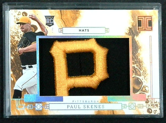 Panini Impeccable Rookie PAUL SKENES Rookie HAT RELIC #'d 1/6!