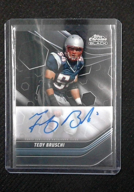 Tedy Bruschi 2023 Topps Composite Chrome Black Auto