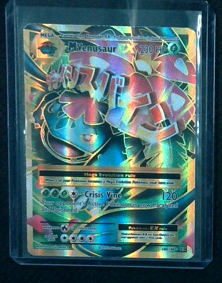 Pokemon Mega Venusaur EX XY Evolutions Full Art Holo Card 100/108