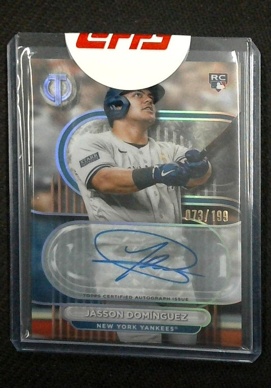 2024 Topps Tribute Jasson Dominguez Rookie Auto /199