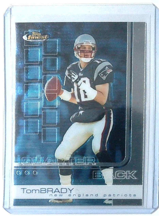 2002 Topps Finest Tom Brady "2nd year" #50 1ST FINEST CARD