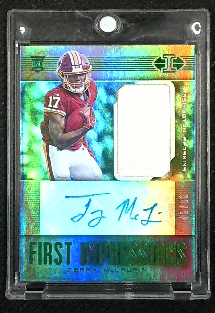 2019 Illusions Green First Impressions Terry McLauren RPA /99 Rookie Auto