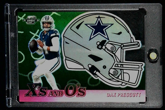 2023 Panini Contenders Optic X's and O's Dak Prescott Prizm Die Cut Cowboys 75/75