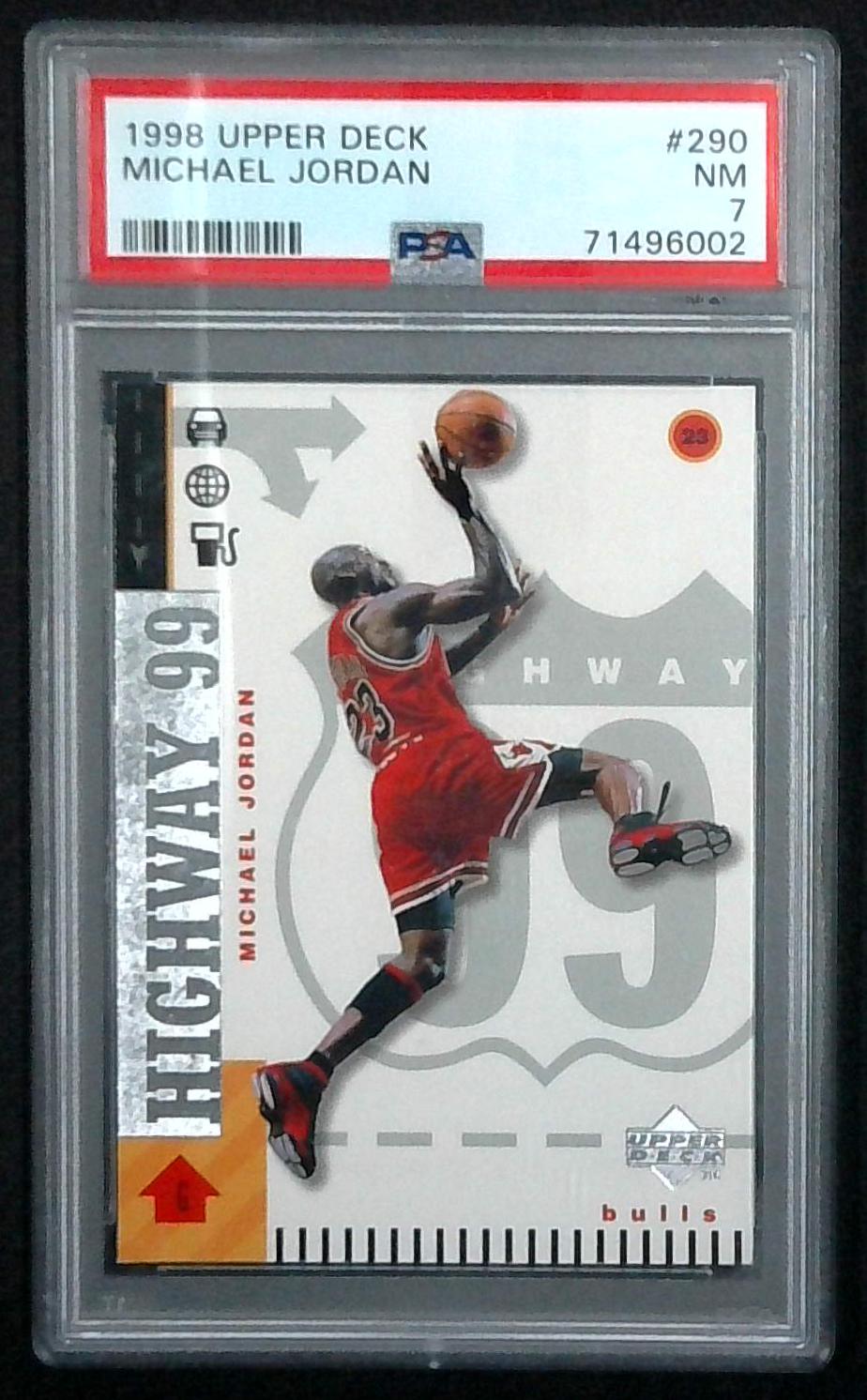 1998 Upper Deck Highway 99 Michael Jordan #290 PSA 7